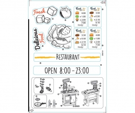 PLANCHE ADH. N4 FOOD CORNER PLANCHE ADH. N4 FOOD CORNER