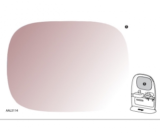 Adhésif Miroir Bn Toilettes
