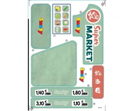 PLANCHE ADH. N1 SUPER MARKET 350239 PLANCHE ADH. N1 SUPER MARKET 350239