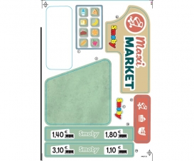 PLANCHE ADH. N1 MAXI MARKET 350242 PLANCHE ADH. N1 MAXI MARKET 350242