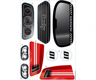 Planche Adh. N1 Porteur Auto Rouge