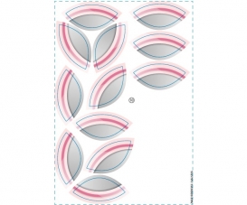Planche Adh. N2 Porteur Auto Rose