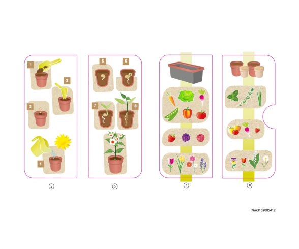 Planche Adh. N2 Garden House 810408
