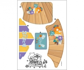 Planche Adh N1 Stitch Paillote 312509 Planche Adh N1 Stitch Paillote 312509