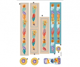 Planche Adh N2 Stitch Paillote 312509 Planche Adh N2 Stitch Paillote 312509