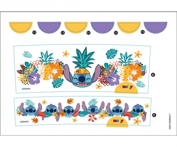 Planche Adh N3 Stitch Paillote 312509