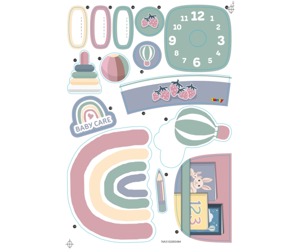 Planche Adh?sifs N3 Cr?che 240308