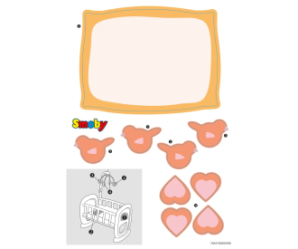 Planche Adh. Lit Barreaux Bn