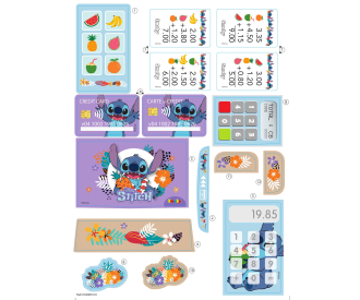 Planche Adh Caisse Enregistreuse Stitch