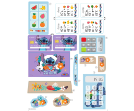 Planche Adh Caisse Enregistreuse Stitch