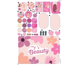 Planche Adh. A4 Coiffeuse 320257