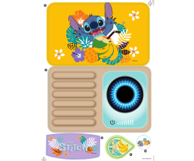 Smoby Stitch Cuisine Mallette Dépliable – 20 Accessoires, Poêle, Pancake, Capsules, Jeu De Rôle 3 Ans+ Fab France