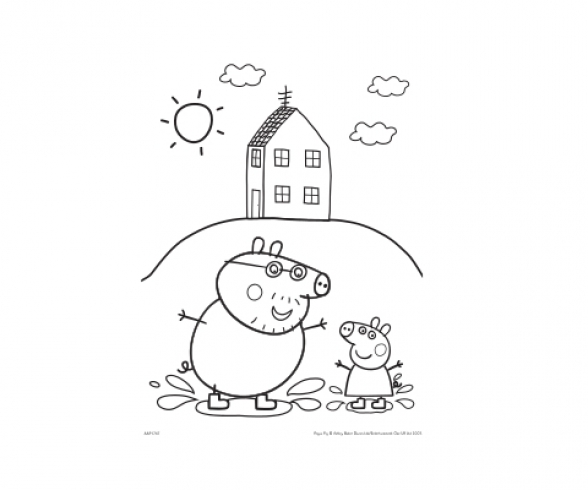 BLOC DE COLORIAGE PEPPA PIG