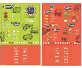 MENU CARTON CUSINE 312303 MENU CARTON CUSINE 312303