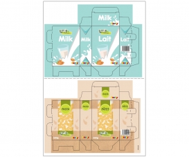 PLAQUE 2 BOITES PATES/LAIT PLAQUE 2 BOITES PATES/LAIT