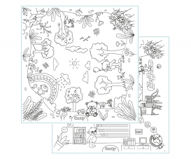 Set 2 Feuilles de Coloriage 420400 Set 2 Feuilles de Coloriage 420400