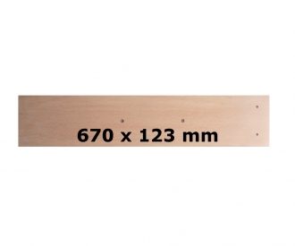 Pied 16 Merisier 670 X 123