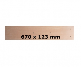 Pied 16 Merisier 670 X 123