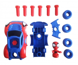 Smoby - Spidey - Bricolo Center - Bricolage - Nombreuses Fonctions De Jeux Voiture A Assembler 90 Accessoires A Partir De 3 Ans Fabrication Francaise Smoby - Spidey - Bricolo Center - Bricolage - Nombreuses Fonctions De Jeux Voiture A Assembler 90 Accessoires A Partir De 3 Ans Fabrication Francaise