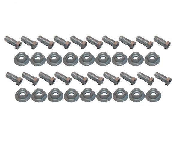 Sachet Papier 20 Vis + 18 Ecrous Etabli