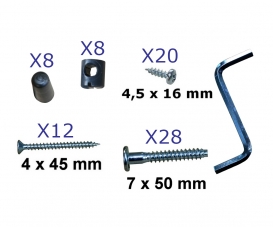 SACHET PAPIER VISSERIE BB FOOT CHAM SACHET PAPIER VISSERIE BB FOOT CHAM