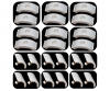 Sachet 12 Caches + 12 Equerres Beige 