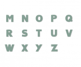 Sachet Pap.24Lettres De M A Z Vert Sachet Pap.24Lettres De M A Z Vert