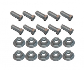 Sachet 10 Vis + 10 Ecrous Gris 877