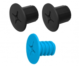 Sachet 2 Ecrou Noir+1 Vis Bleu 2995 Sachet 2 Ecrou Noir+1 Vis Bleu 2995