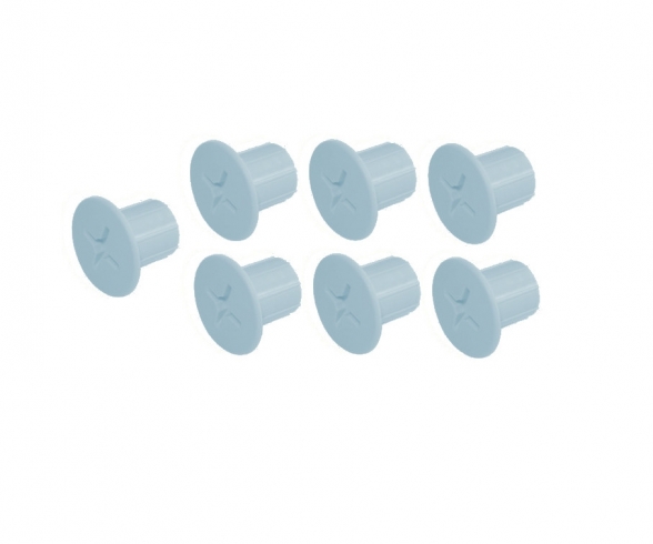 Sachet 7 Ecrous Bleu 2205