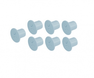 Sachet 7 Ecrous Bleu 2205