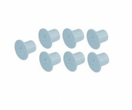 Sachet 7 Ecrous Bleu 2205