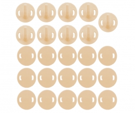 Sachet 24 Fixations AR Recy. Beige 4685 Sachet 24 Fixations AR Recy. Beige 4685