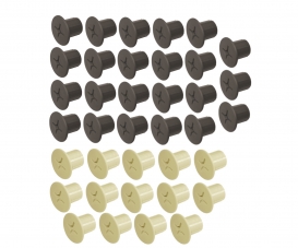 Sachet 23 Ecrous Gris2336+14 Ecrou Beige