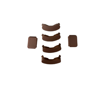 Sachet 2 caches +4 haricots Marron 7567