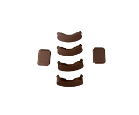 Sachet 2 caches +4 haricots Marron 7567