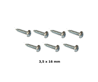 Sachet 7 Vis Vba 3.5X16 Tcb