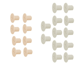 Sachet 18 vis Beige 9148