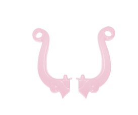 Ens. 2 Poignées Rose 9286