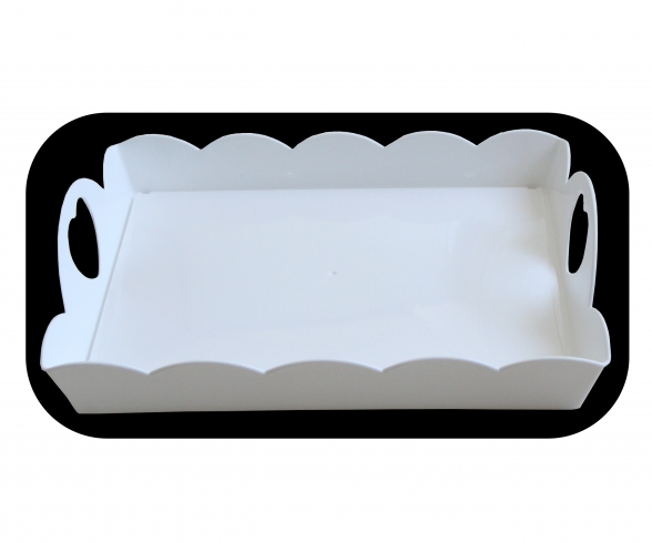 PLATEAU DESSERTE BLANC PLATEAU DESSERTE BLANC