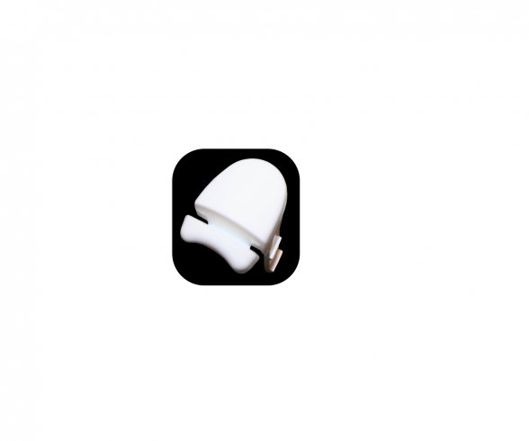 BOUTON VERROU BABY BATH BLANC