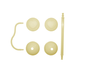 Roues + Axe Beige 9223