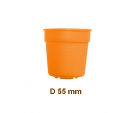 POT FLEUR PM D55 ORANGE 1495