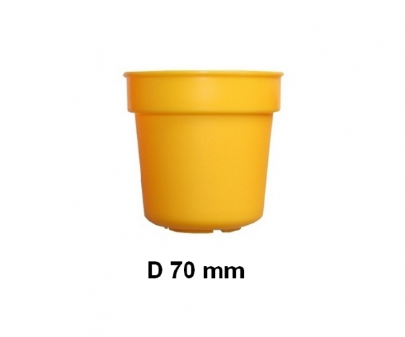 POT FLEUR MM D70 JAUNE 1235