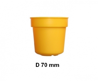 POT FLEUR MM D70 JAUNE 1235