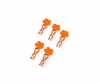 5 PINCES A LINGE ORANGE 021 GRAPPES