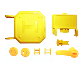 Héliport+Ascenseur Jaune 1235 Grappe