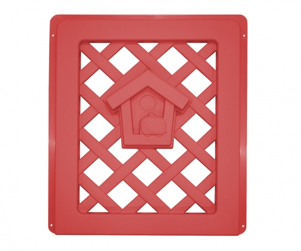 Treillis Recycl? Rouge 7598