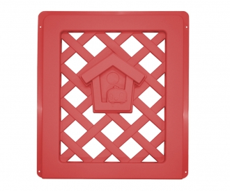 Treillis Recycl? Rouge 7598