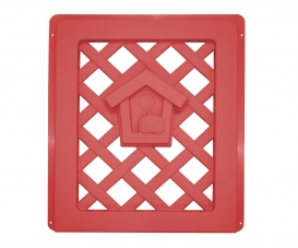 Treillis Recycl? Rouge 7598